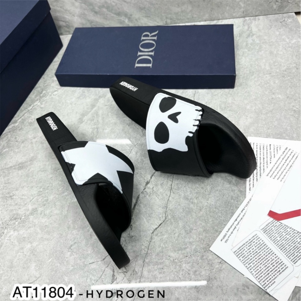 Dép Quai Ngang HYDROGEN Họa Tiết Đầu Lâu Ngôi sao Cực Ngầu - Dép Lê HYDROGEN HOTTREN MÙA HÈ 2023