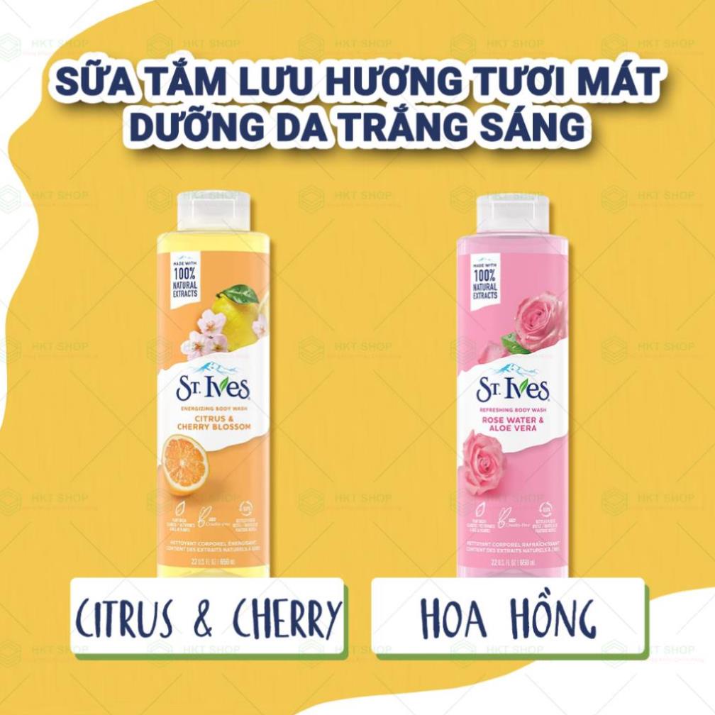 Sữa tắm tẩy tế bào chết St.Ives 650ml Chính Hãng