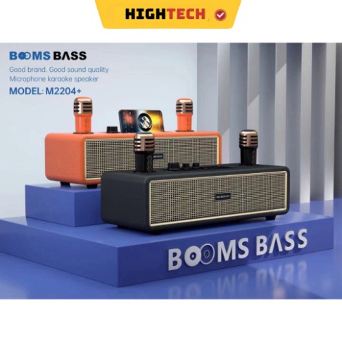 Loa Bluetooth Karaoke M2204 Kèm 2 Micro Không Dây Âm Thanh HD Chất Lượng Cao Bảo Hành Chính Hãng 12 Tháng- HIGHTECH | BigBuy360 - bigbuy360.vn