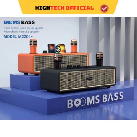 Loa Bluetooth Karaoke M2204 Kèm 2 Micro Không Dây Âm Thanh HD Bass Căng Bảo Hành Chính Hãng 12 Tháng- TECHHIGH | BigBuy360 - bigbuy360.vn