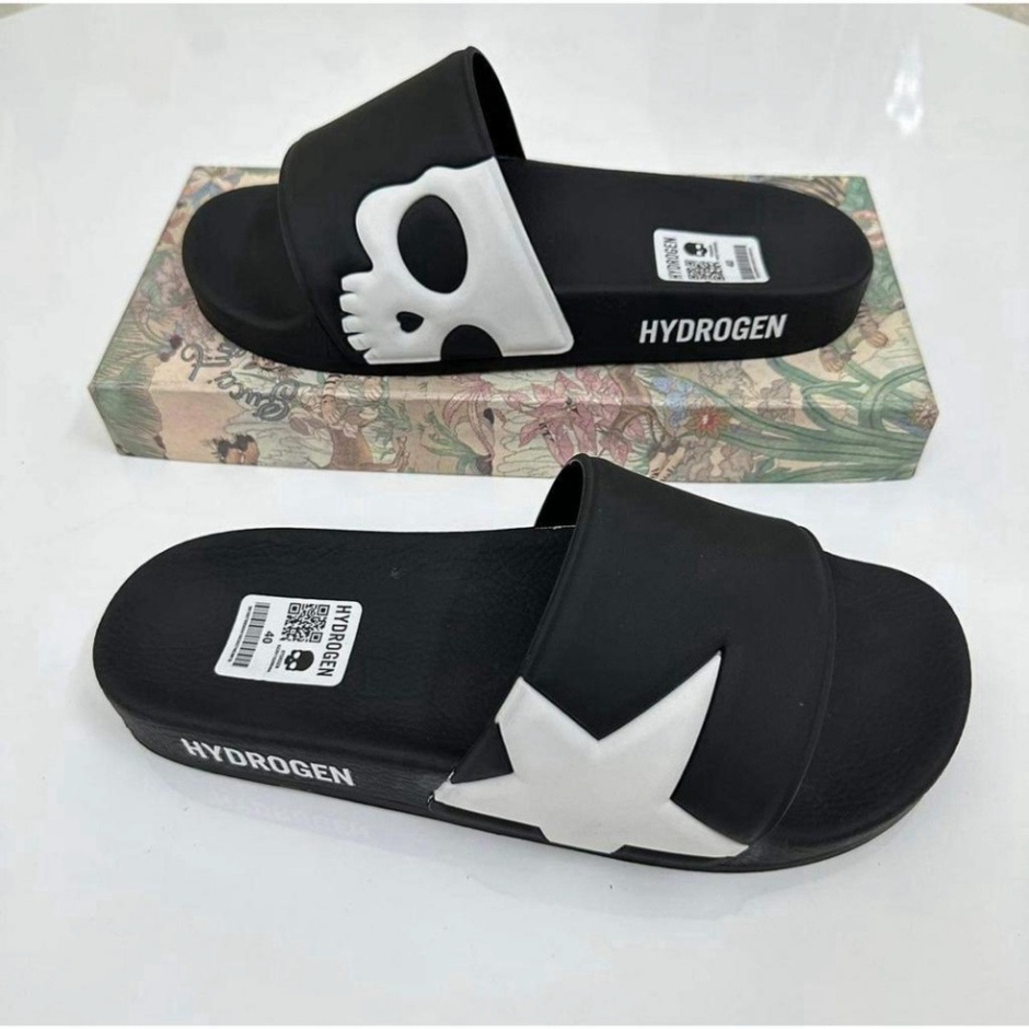 HÓT HÒN HỌT dép  họa tiết đầu lâu siêu ngầu