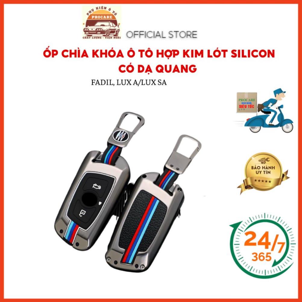 Ốp chìa khóa ô tô hợp kim lót silicon có dạ quang FADIL, LUX A/LUX SA,… phân phối