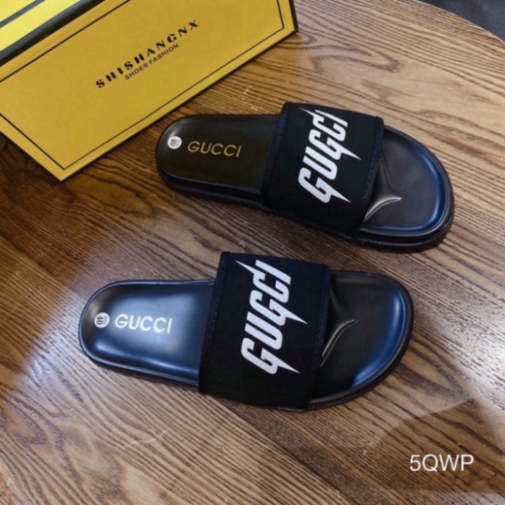 Dép nam nữ Gucci tia sét quai ngang Cao Cấp , Dép nam nữ GCC UNISEX phong cách thời thượng trẻ trung #Hot #2023