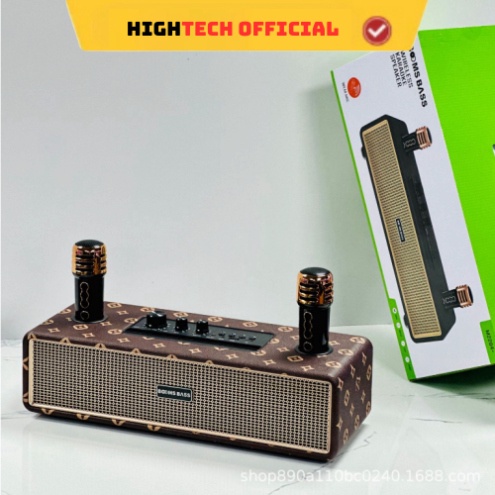 Loa Bluetooth Karaoke M2204 Kèm 2 Micro Không Dây Âm Thanh HD Chất Lượng Cao Bảo Hành Chính Hãng 12 Tháng- TECHHIGH | BigBuy360 - bigbuy360.vn