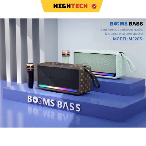 Loa Bluetooth Hát Karaoke M2203 Nhỏ Gọn Tiện Lợi Hỗ trợ thẻ Micro SD & USB Hàng Chính Hãng- HIGHTECH | BigBuy360 - bigbuy360.vn