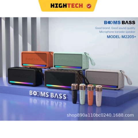 Loa Bluetooth Hát Karaoke M2203 Nhỏ Gọn Tiện Lợi Hỗ trợ thẻ Micro SD & USB Hàng Chính Hãng- HIGHTECH | BigBuy360 - bigbuy360.vn