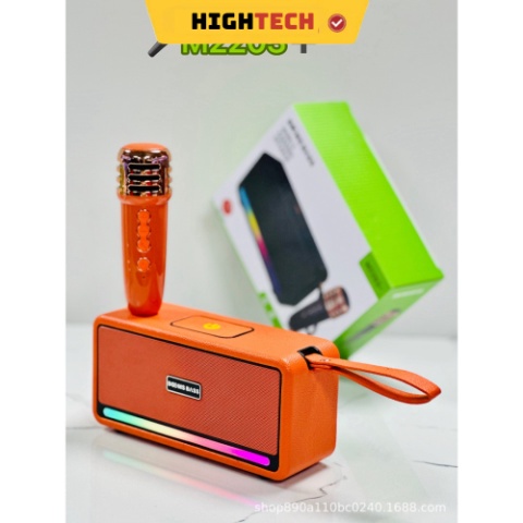 Loa Bluetooth Hát Karaoke M2203 Nhỏ Gọn Tiện Lợi Hỗ trợ thẻ Micro SD & USB Hàng Chính Hãng- HIGHTECH | BigBuy360 - bigbuy360.vn