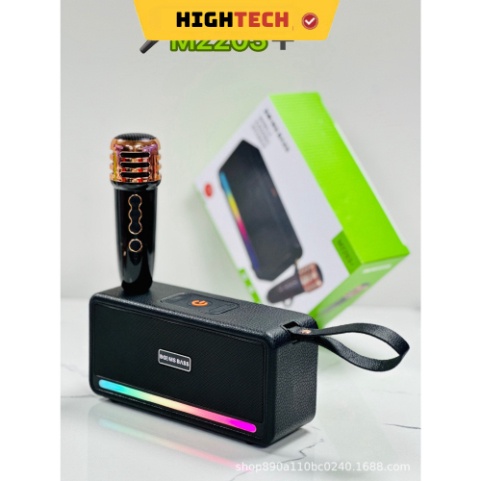 Loa Bluetooth Hát Karaoke M2203 Nhỏ Gọn Tiện Lợi Hỗ trợ thẻ Micro SD & USB Hàng Chính Hãng- HIGHTECH | BigBuy360 - bigbuy360.vn