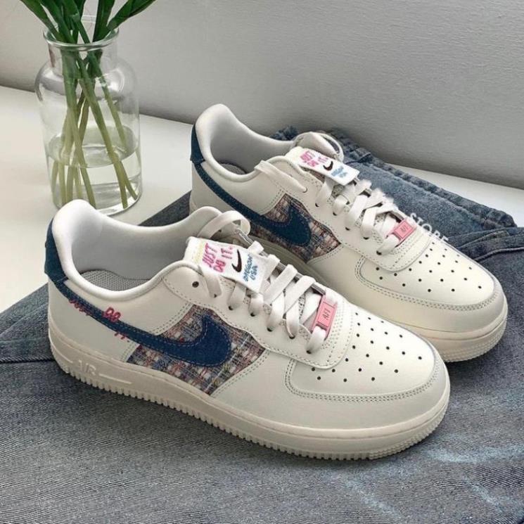 Giày AF1 Low Just Do It White Blue Bản Mới 2023