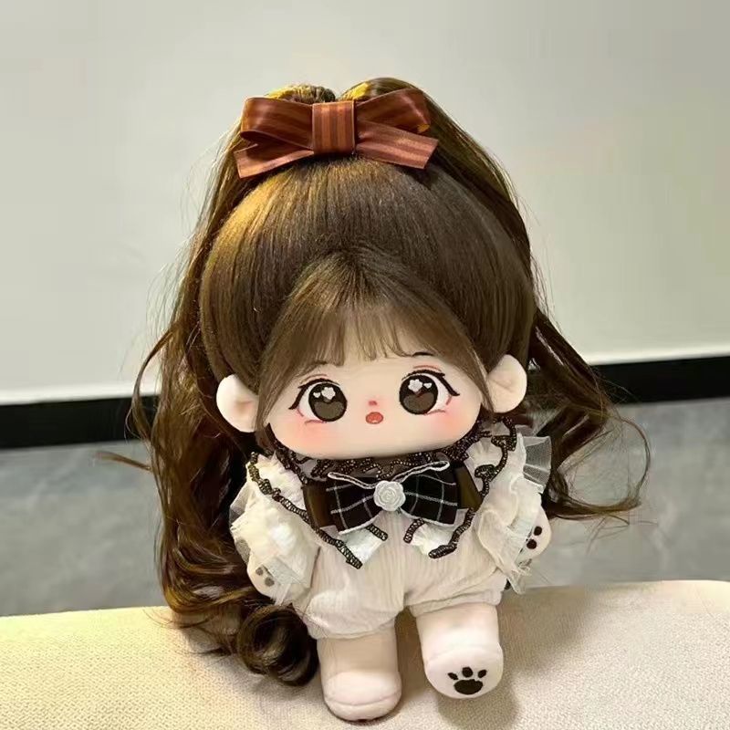 Búp Bê Nhồi Bông Cotton 20cm Mặc Đồ Dễ Thương Cho Bạn Gái