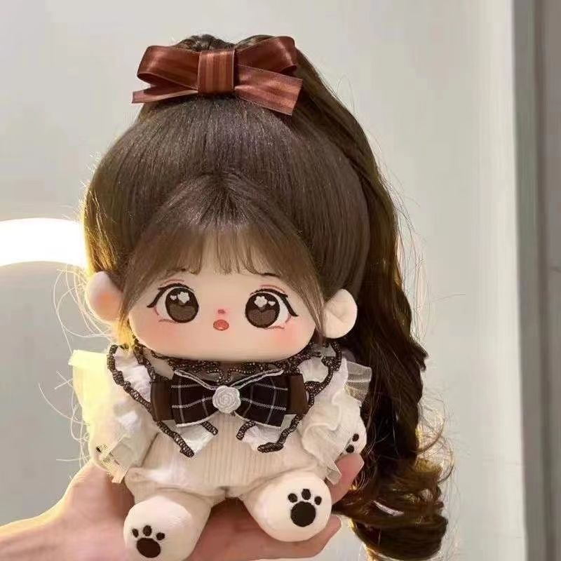 Búp Bê Nhồi Bông Cotton 20cm Mặc Đồ Dễ Thương Cho Bạn Gái