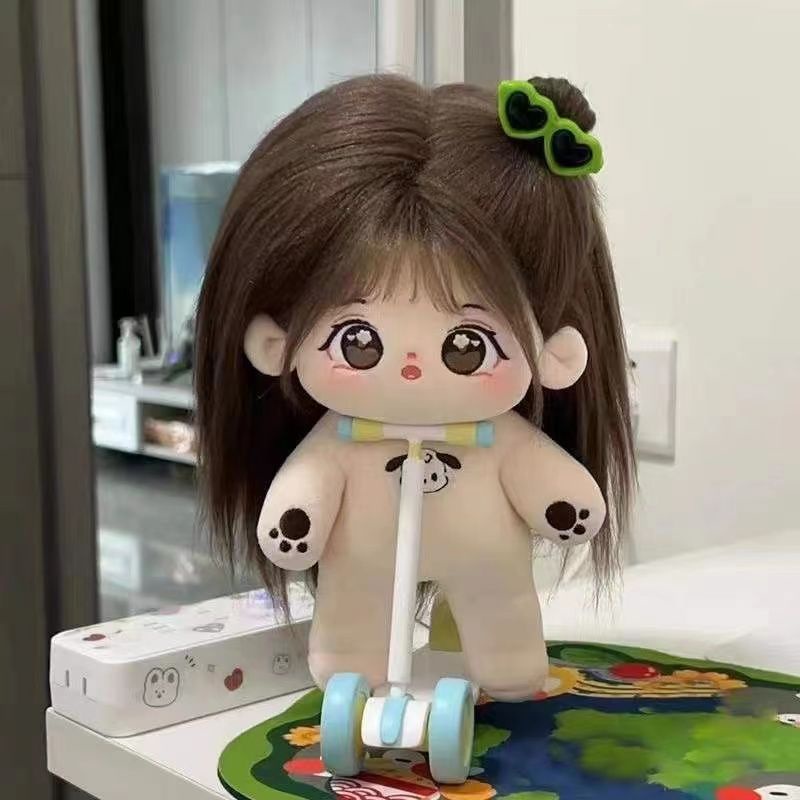 Búp Bê Nhồi Bông Cotton 20cm Mặc Đồ Dễ Thương Cho Bạn Gái