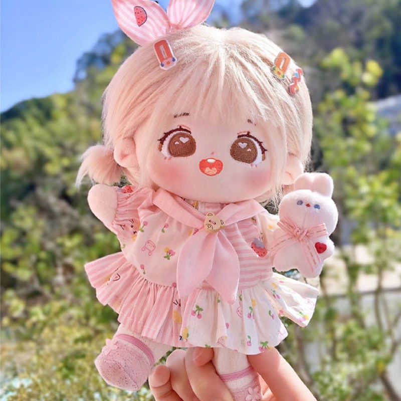 Búp Bê Nhồi Bông Cotton Mặc Đồ Màu nude baby Girlumanoid Làm Quà Tặng Bạn Gái ins