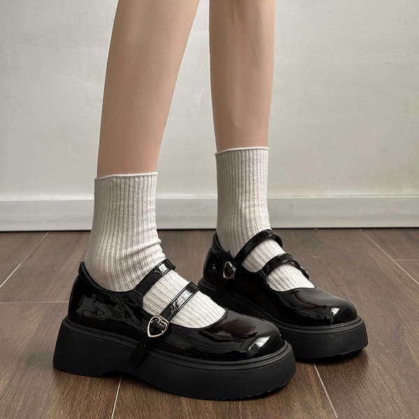 Giày Da Đế Dày Thời Trang 2023 Dành Cho Nữ