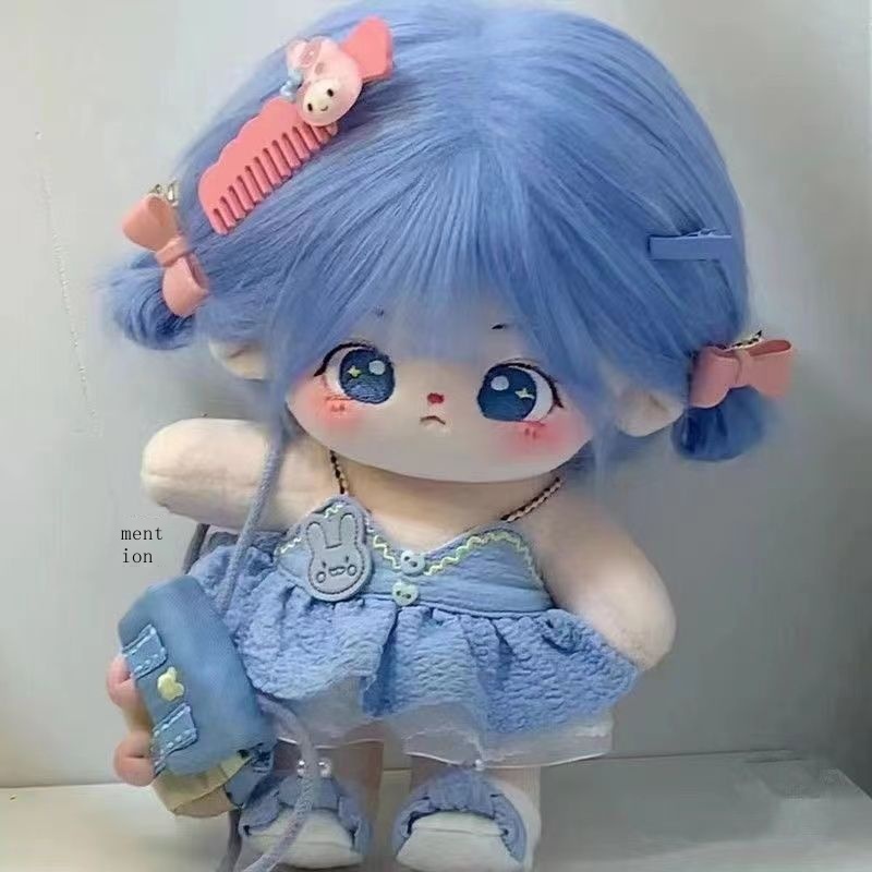 Búp Bê Nhồi Bông Cotton 20cm Xinh Xắn Cho Bé Gái