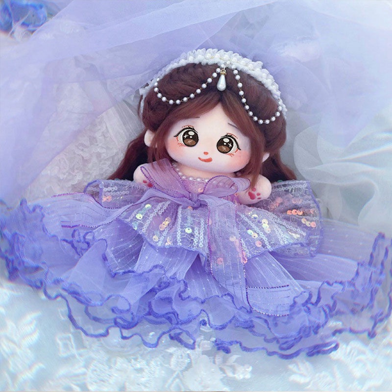 Búp Bê Nhồi Bông Hình Gấu Trúc 20cm Đáng Yêu