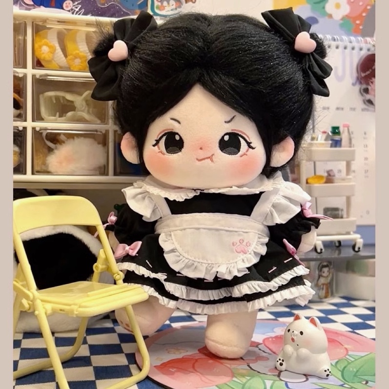 Búp Bê Nhồi Bông Hình Gấu Trúc 20cm Đáng Yêu