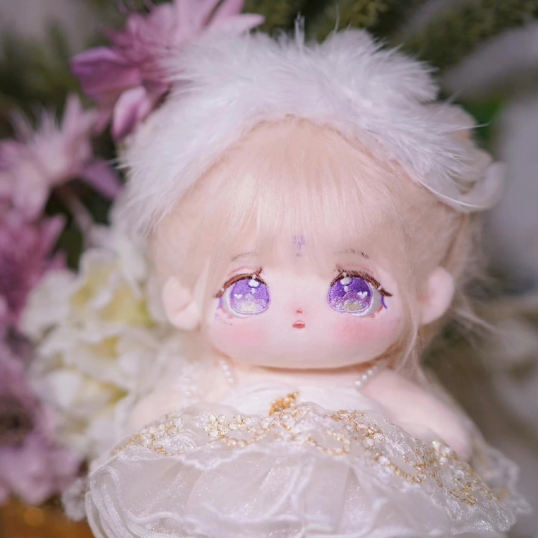 Búp Bê Nhồi Bông Hình Gấu Trúc 20cm Đáng Yêu