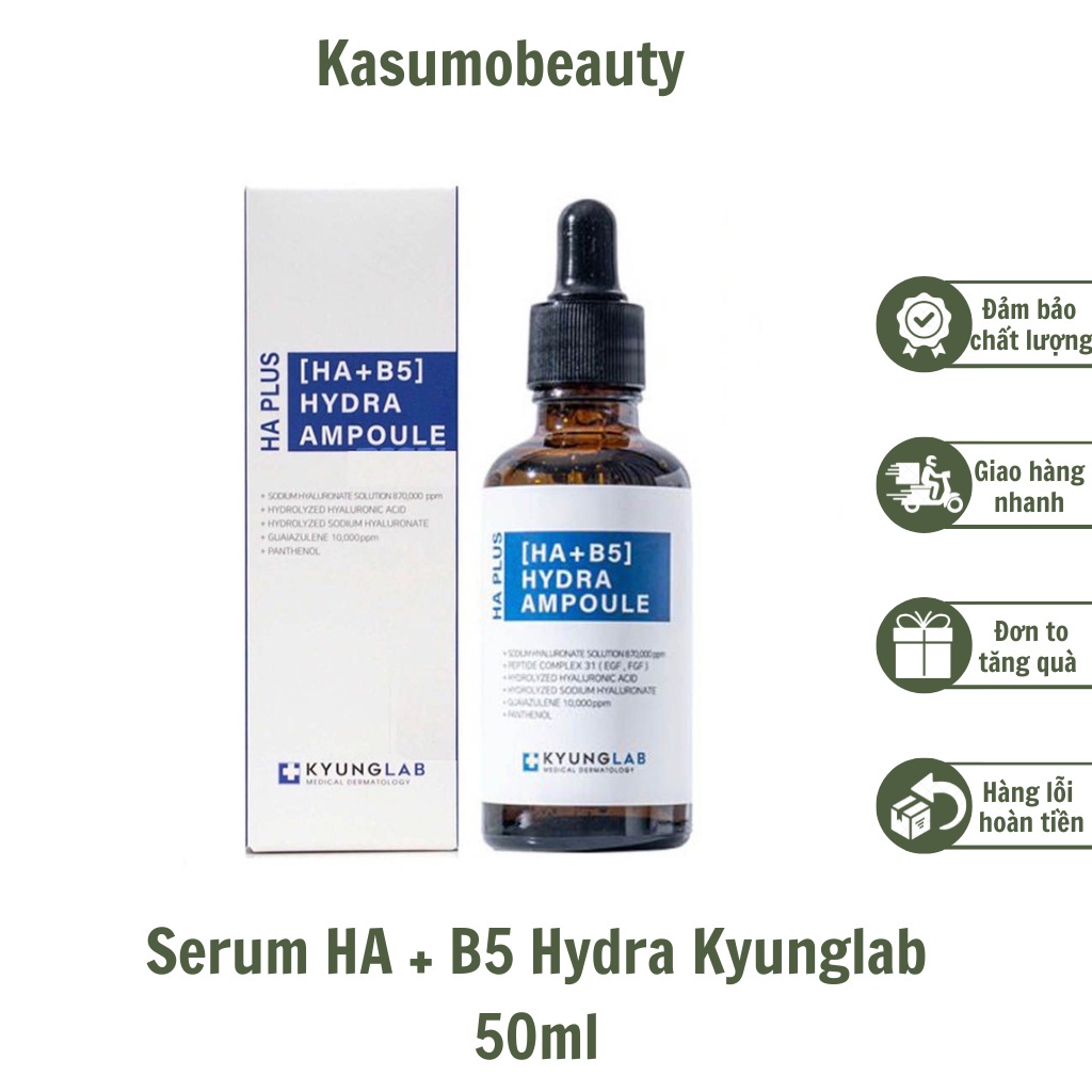 Serum Căng Bóng Da Serum HA + B5 Hydra, Chống Lão Hóa KyungLab - Dung Tích 50ml - DORIS