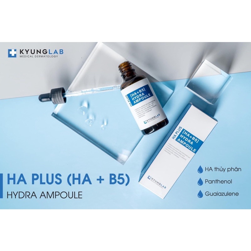 Serum Căng Bóng Da Serum HA + B5 Hydra, Chống Lão Hóa KyungLab - Dung Tích 50ml - DORIS