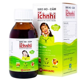 Siro Ho cảm ích nhi giảm cảm giảm ho, tiêu đờm bổ phế giảm ho long đờm vi
