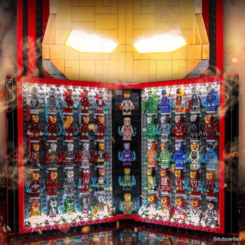 🔥 Iron Spider-Man Building Blocks Book Full Set Marvel Kỷ Niệm Bằng Tay Đồ Chơi Lắp Ráp Cậu Bé Quà Tặ