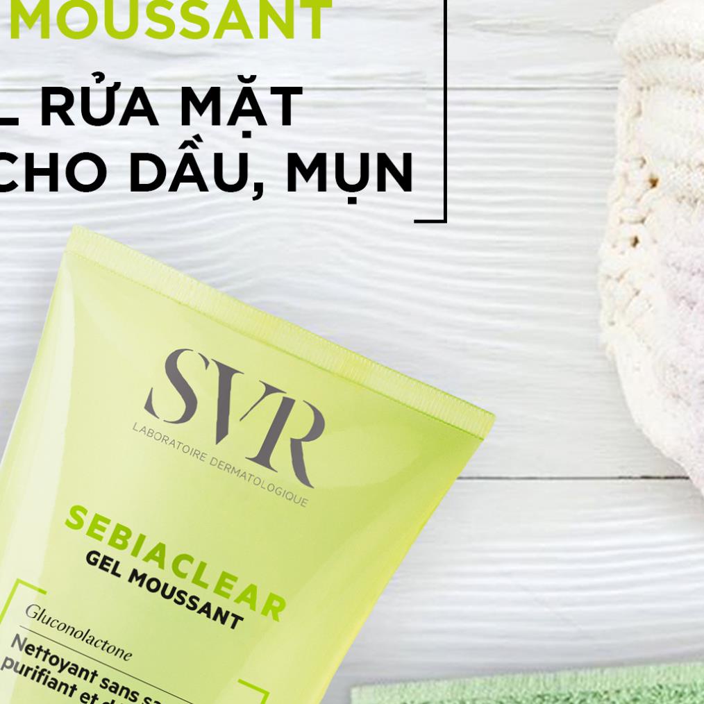 Gel Rửa Mặt SVR Sebiaclear Gel Moussant 200ml
