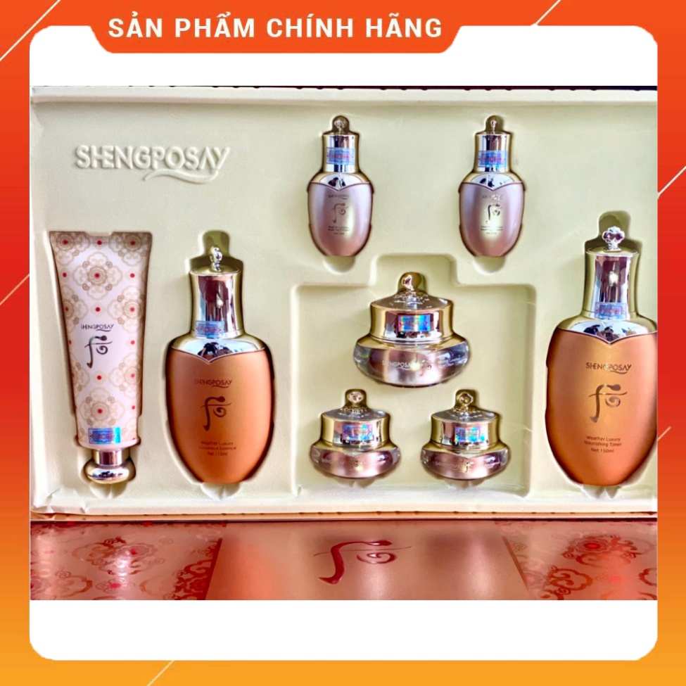 Bộ Mỹ Phẩm Dưỡng Da Shengposay 7in1 Dưỡng Trắng Da Nám Tàn Nhan Ngăn Ngừa Lão Hoá, dành cho mọi loại da