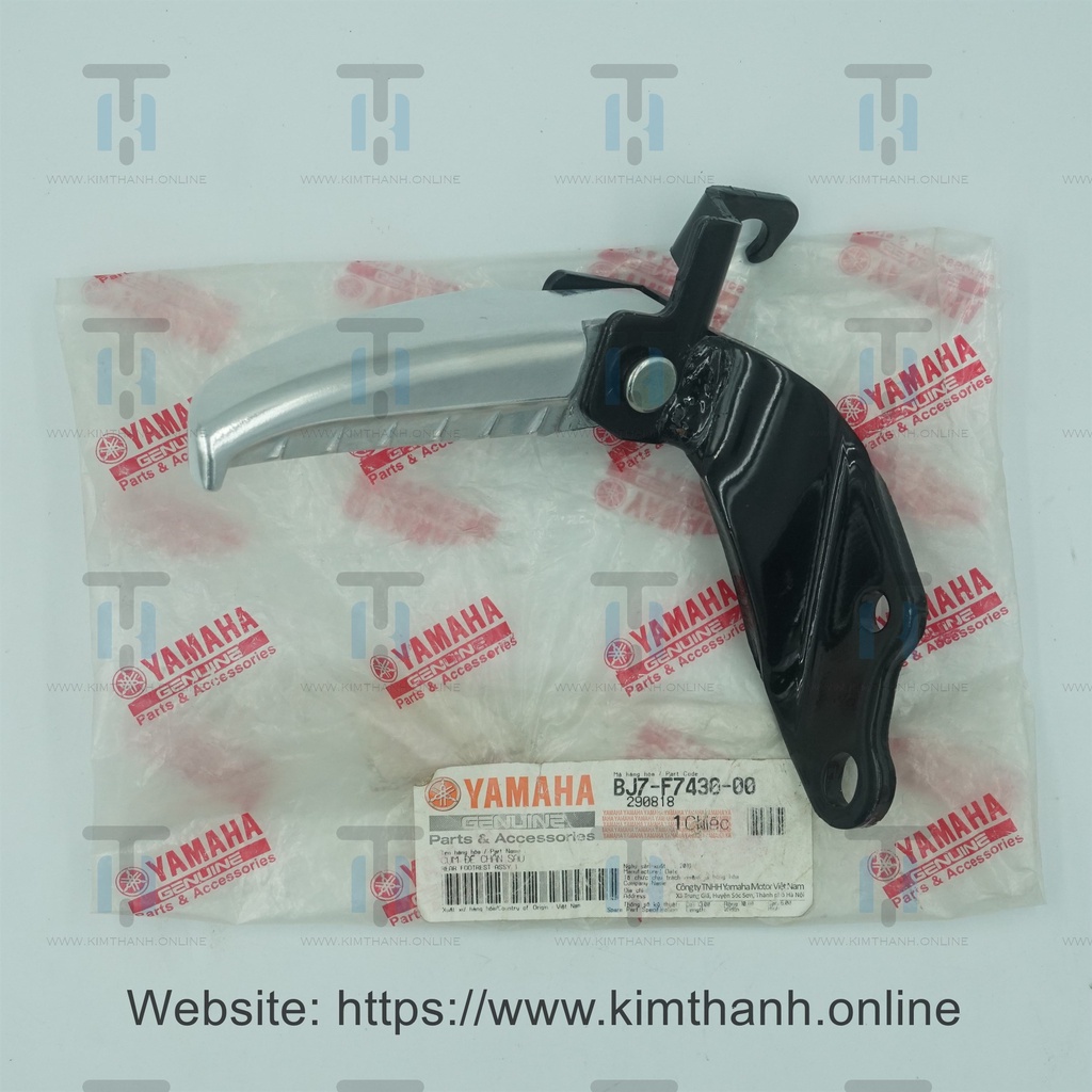 Gác chân nhôm - bộ  Janus Yamaha VN _ BJ7F74300000, BJ7F74400000