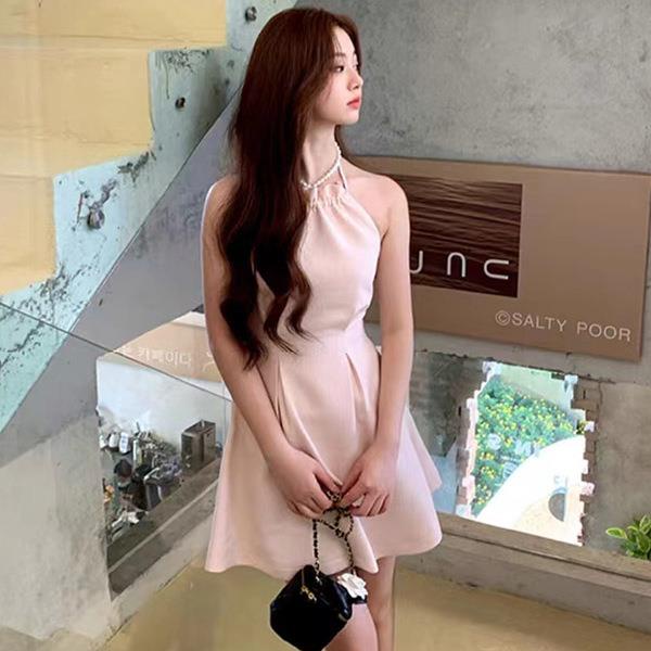 Đầm Hai Dây Dáng Chữ a Phong Cách Hàn Quốc Thời Trang Xuân Hè Mới