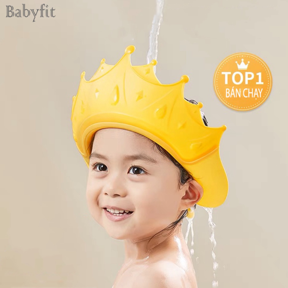 Mũ gội đầu cho bé, mũ tắm chắn nước cho bé 0-6 tuổi, có thể điều chỉnh vòng đầu - SC02