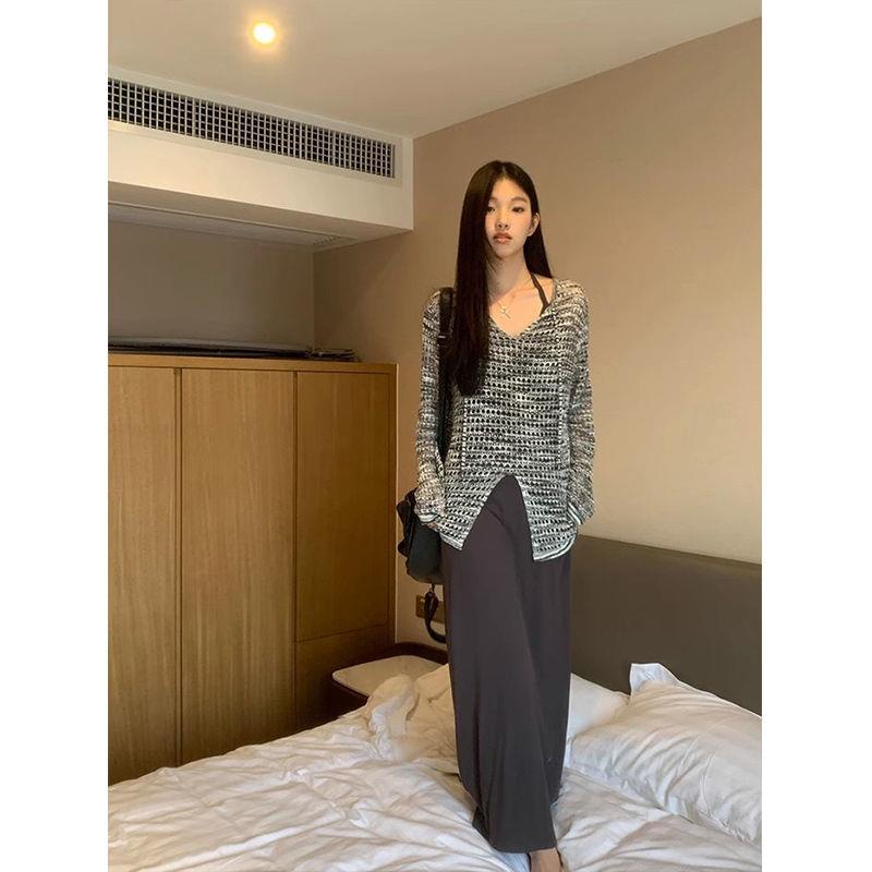 Áo Sweater Dệt Kim Mỏng Chống Nắng Thời Trang Mùa Hè Cho Nữ