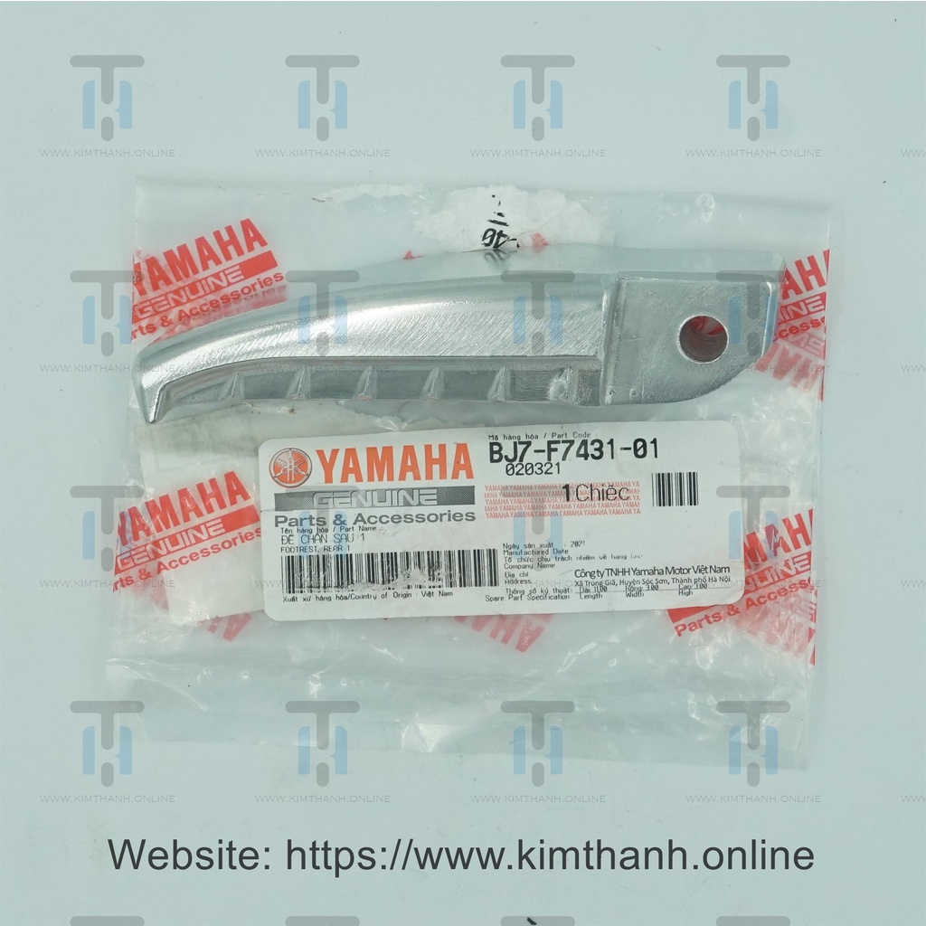 Gác chân xếp Janus Yamaha VN _ BJ7F74310100, BJ7F74410100
