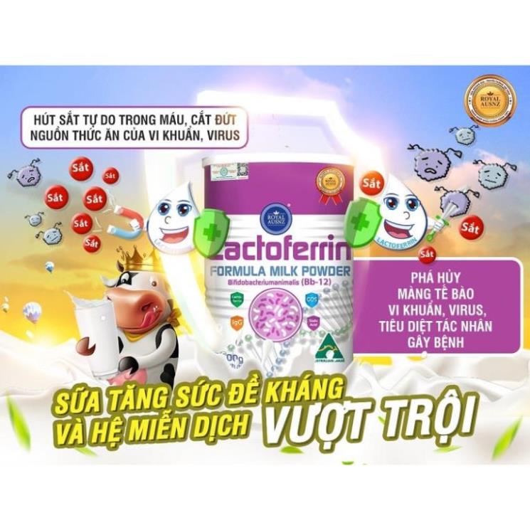Sữa bột Hoàng Gia Úc Lactoferrin Formula Milk sữa non tăng cường sức đề kháng và hệ miễn dịch cho trẻ