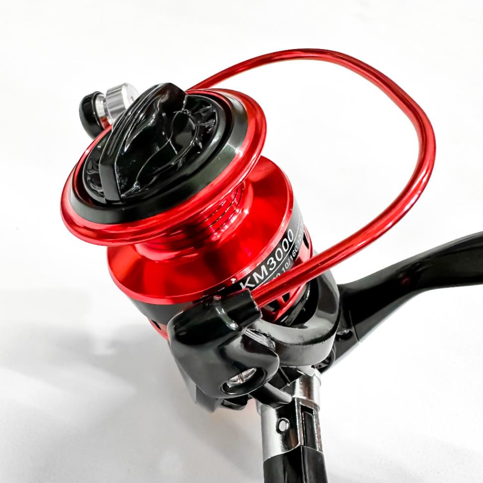 Máy Câu Cá KM Máy Câu Đứng 2000 Đến 8000 Chất Liệu Hợp Kim Nhôm Chuyên Câu Lure Tải Cá 10KG