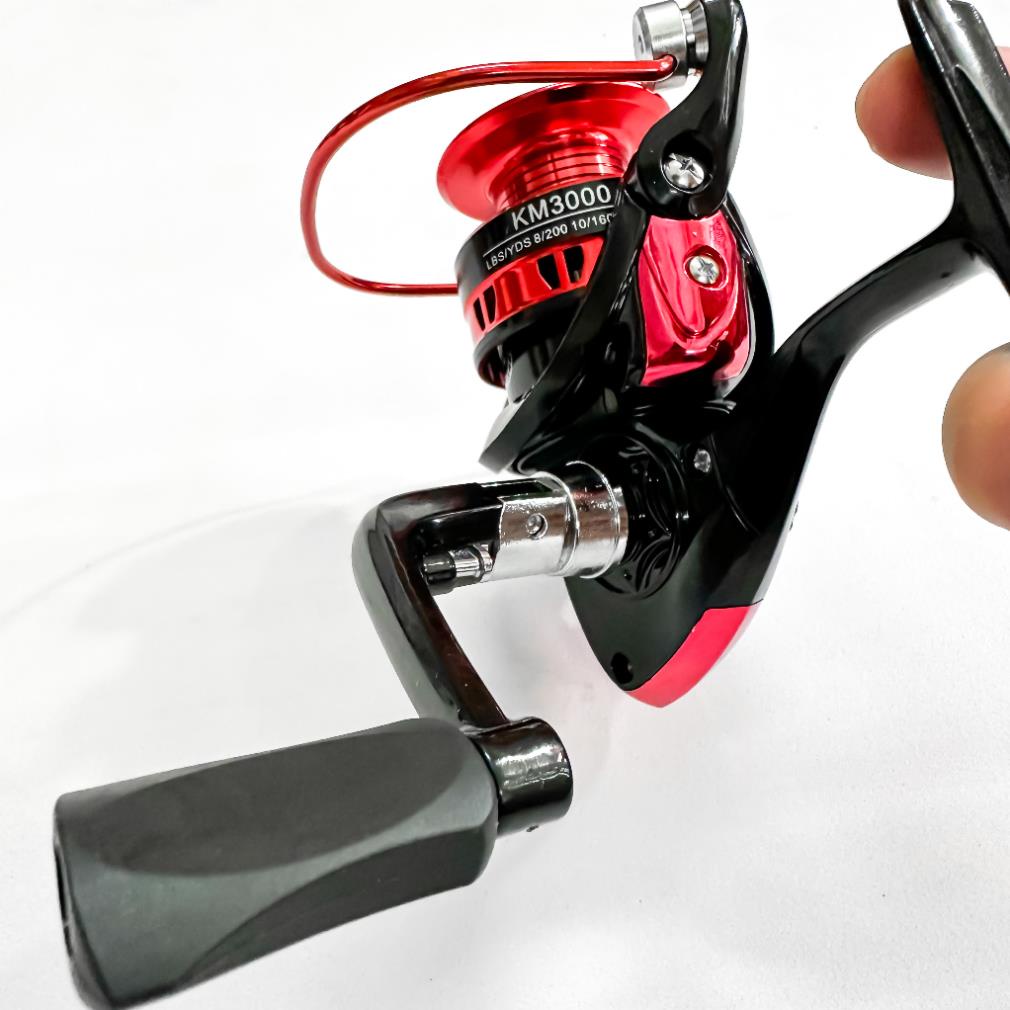 Máy Câu Cá KM Máy Câu Đứng 2000 Đến 8000 Chất Liệu Hợp Kim Nhôm Chuyên Câu Lure Tải Cá 10KG