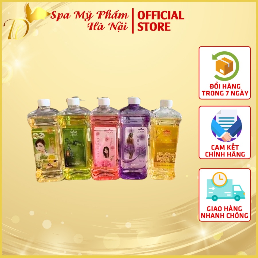 Tinh Dầu Massa Body Nhiều Mùi 500ml Mùi Thơm Dịu