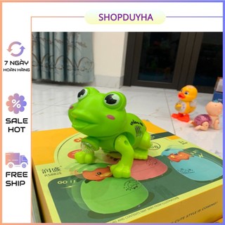 Đồ chơi con ếch có đen, nhạc vui nhộn cho bé