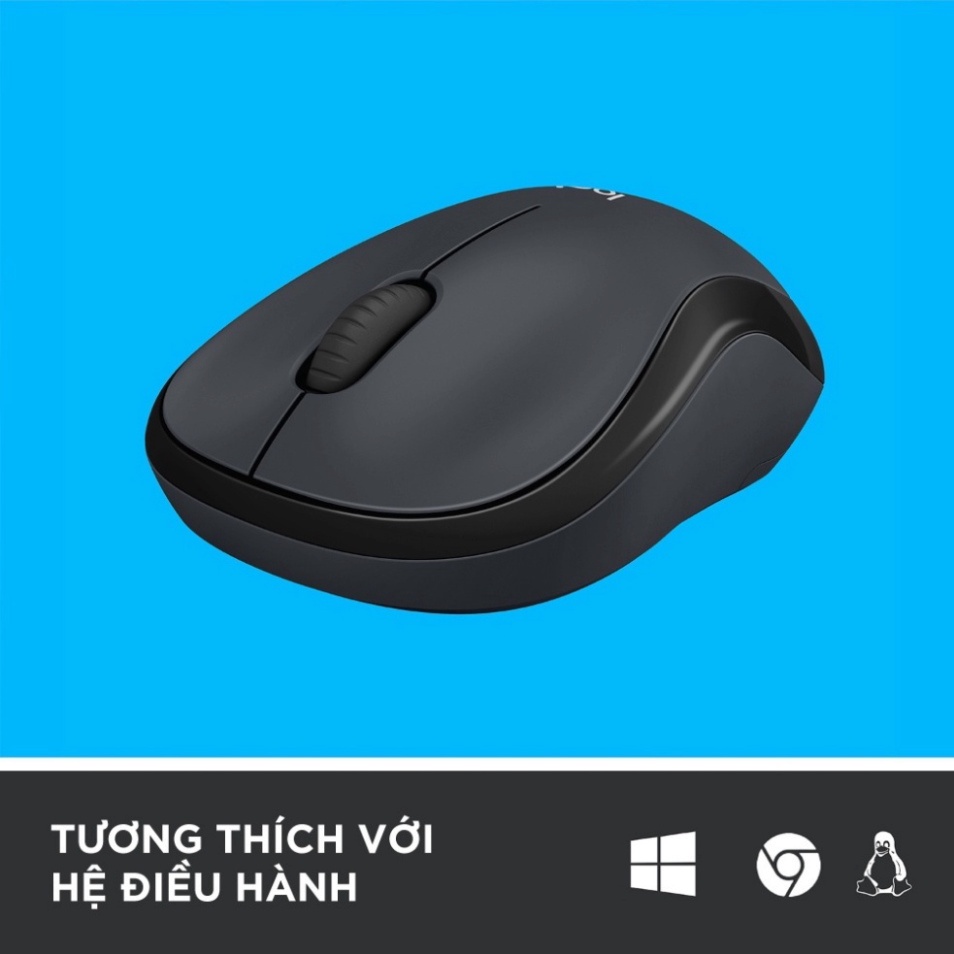 Chuột Không Dây Máy Tính Bluetooth Logitech M220 Không Tiếng Động- Có Công Tắc On/Off  - Độ Nhạy Cao - Bảo Hành 12 Tháng | BigBuy360 - bigbuy360.vn