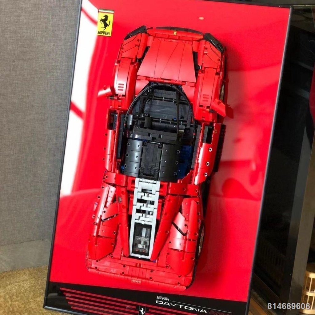 ✆Tương thích với Lego Ferrari 42143 xe đua thể thao nhóm máy móc Daytona SP3 khối xây dựng đồ chơi trẻ em quà tặng