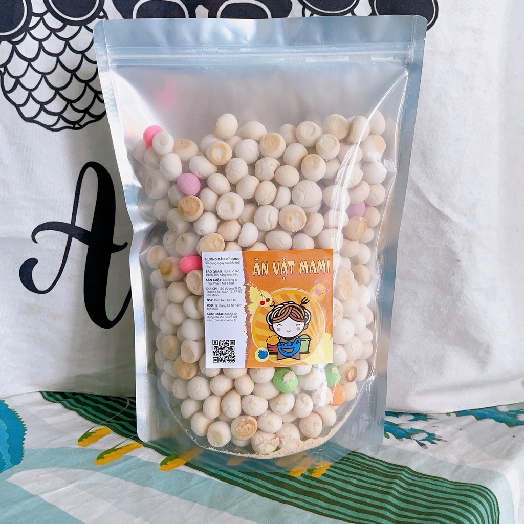 500g Bánh Men Bi Sữa thơm ngon giòn rụm MamiFood