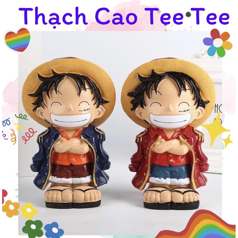 Tô tượng thạch cao size 2XL Luffy vua hải tặc ( kèm màu và cọ)