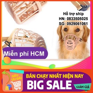 Orgo - Rọ mõm nhựa cho chó / chất liệu nhựa dạng lưới / rọ mõm chó bằng nhựa dẻo siêu bền- HP271
