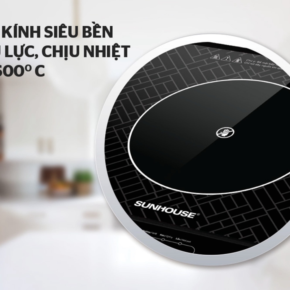 Bếp Hồng Ngoại Sunhouse SHD6011 - Không Kén Nồi - Tặng Kèm Vĩ Nướng - Hàng Chính Hãng