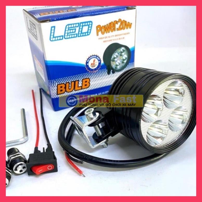 Đèn led trợ sáng l4 ngắn 3 chế độ