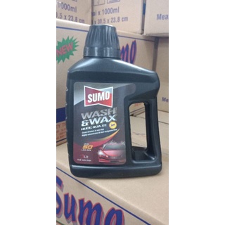 Hàng chuẩn - Nước rửa xe Sumo WASH & WAX 1lit