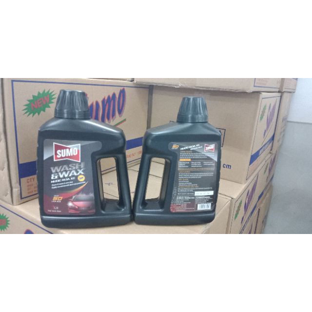 Hàng chuẩn - Nước rửa xe Sumo WASH & WAX 1lit