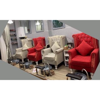 (HOẢ TỐC) KỆ GÁC CHÂN, CÂY INOX304 GÁC CHÂN LÀM MÓNG TIỆM NAIL SPA HP-350 ( NỆM ĐEN)