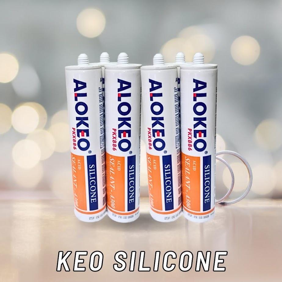 Keo Silicone A300 Màu Trắng Trong