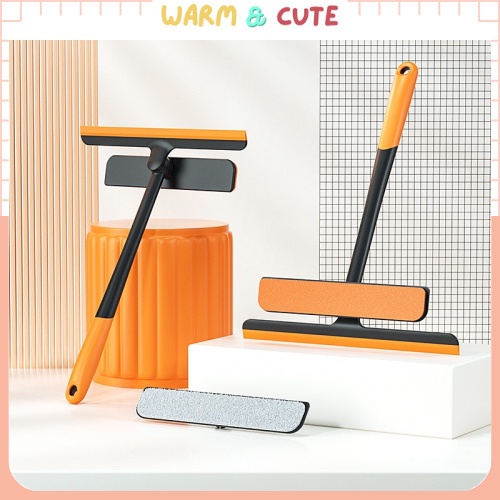 Cây Lau Kính Thông Minh 3 Trong 1, Chổi Lau Kính Gạt Nước Cao Cấp nhỏ Gọn Thông Minh 30026 Warm&Cute